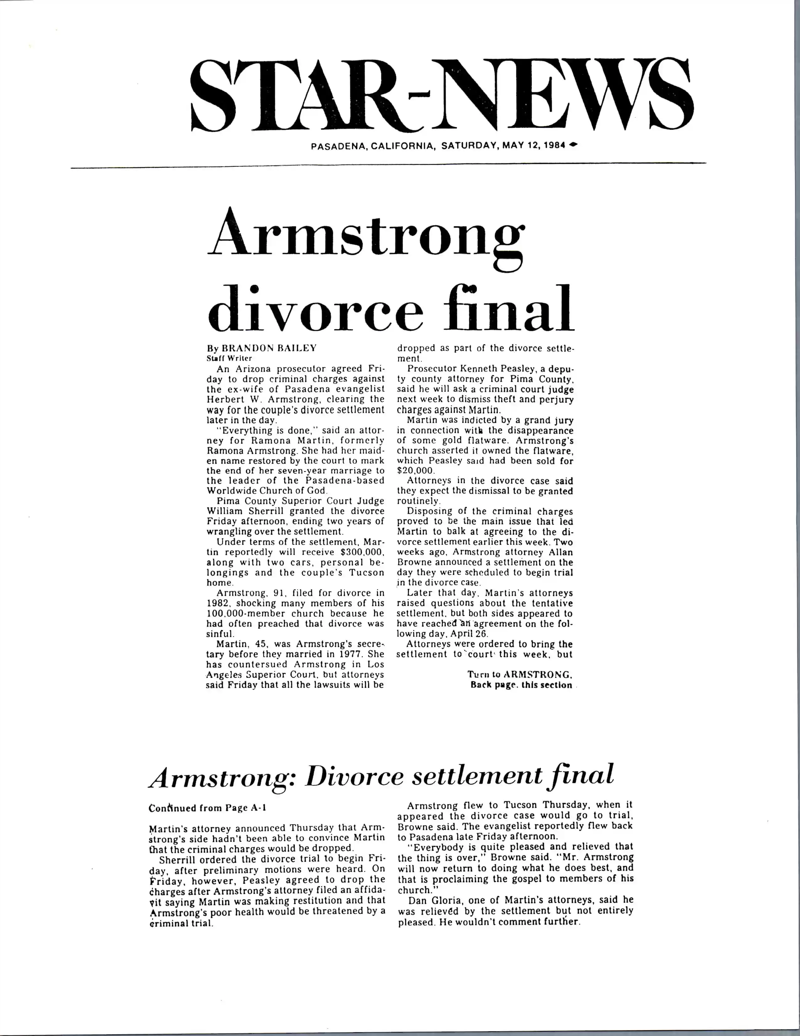 HWAs divorce